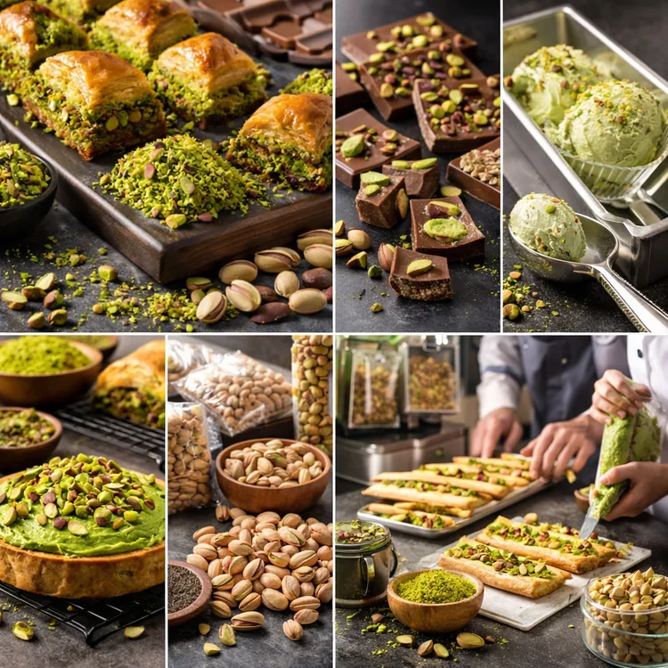 Turkish pistachio applications across pastry, bakery, confectionery and food manufacturing